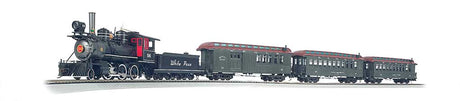White Pass & Yukon -- 2-6-0 Loco, Wood Combine, Wood Coach; 56 x 38" Track Oval, Power Pack-2