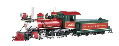 2-6-0 Mogul - Standard DC - Spectrum(R) -- North Pole & Southern #1225 (red, green, silver)