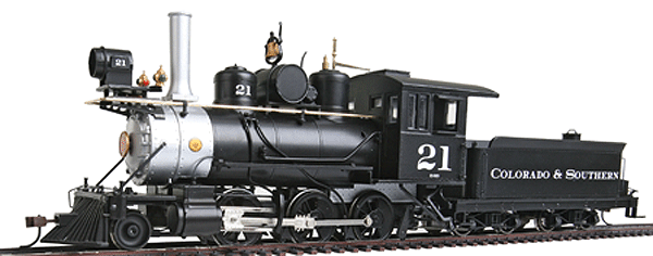 2-6-0 Mogul - Standard DC - Spectrum(R) -- Colorado & Southern #21 (black, silver)