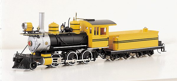 2-6-0 Mogul - Standard DC - Spectrum(R) -- Painted, Unlettered (Bumble Bee; yellow, black)-1