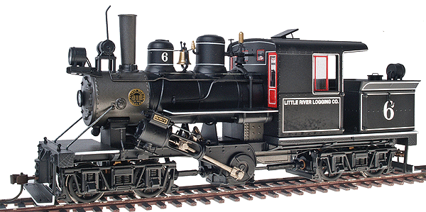 Spectrum Steam Powered 28-Ton 2-Truck Class B Climax w/Straight Boiler -- Little River Logging Company #6