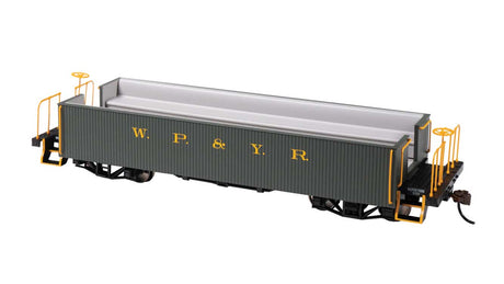 Wood Gondola-Style Excursion Car - Ready to Run - Spectrum(R) -- White Pass & Yukon (green)