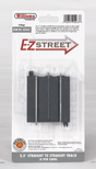 E-Z Street Track for Operating Vehicles & Trolleys -- 2-1/2"  6.2cm Straight-to-Straight Connector Track pkg(4)-1