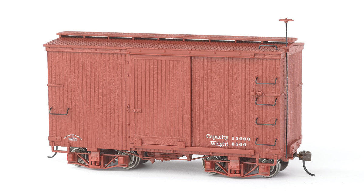 18' Wood Boxcar - Spectrum(R) -- Data Only (Oxide Red) pkg(2)-2