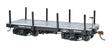 18' Wood Flatcar - Spectrum(R) -- Data Only (black) pkg(2)