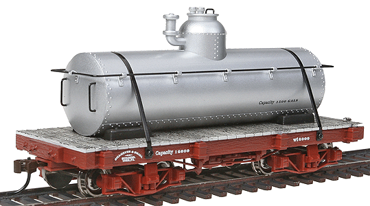 18' Tank Car - Ready to Run - Spectrum(R) -- Data Only (Silver) pkg(2)-1