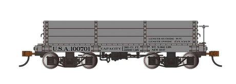 18' Wood Low-Side Gondola 2-Pack - Spectrum(R) -- U.S.A. #100701, 101222 (gray)