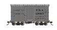 18' Wood Boxcar with Murphy Roof 2-Pack - Ready to Run - Spectrum(R) -- U.S.A. #120016, 120127 (gray)