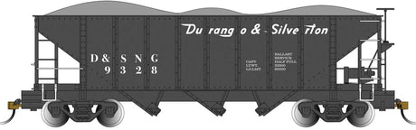 3-Bay Hopper with Removable Load - Ready to Run -- Durange & Silverton #9328 (black)