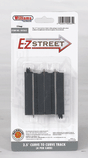 E-Z Street Track for Operating Vehicles & Trolleys -- 2-1/2"  6.2cm Curve-to-Curve Connector Track pkg(4)-1