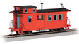 Wood Side-Door Caboose - Ready to Run - Spectrum(R) -- Painted, Unlettered (red)