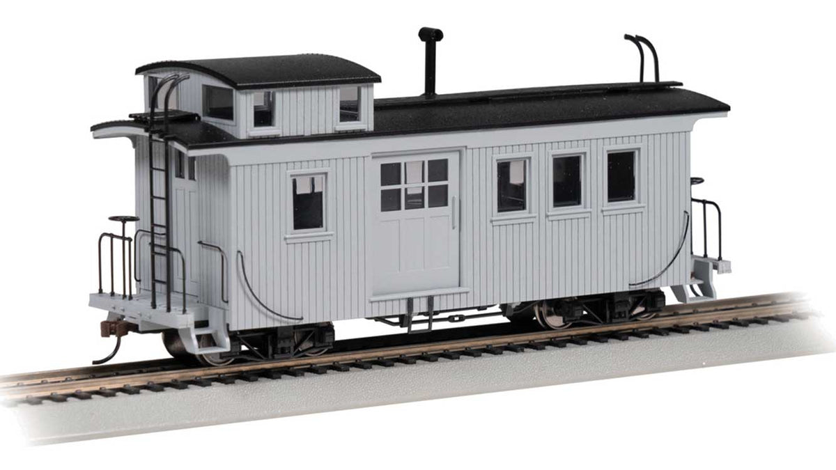 Wood Side-Door Caboose - Ready to Run - Spectrum(R) -- Painted, Unlettered (gray)