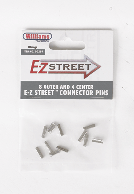 E-Z Street Track for Operating Vehicles & Trolleys -- Replacement Pins pkg(8 Outer & 4 Inner)-1