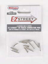 E-Z Street(TM) Accessory -- E-Z Street to 3-Rail Track Joiners/Track Pins pkg(8 Outer, 4 Inner)-1