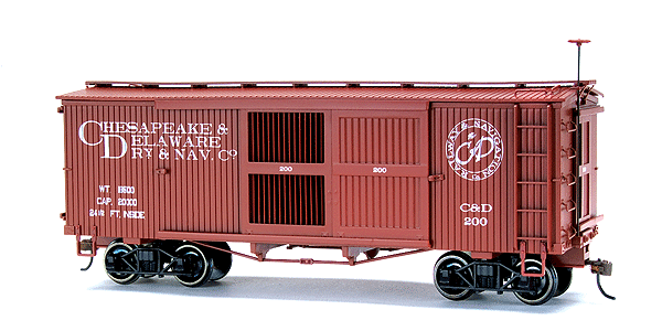 Spectrum(R) Ventilated Boxcar -- Chesapeake & Delaware-1