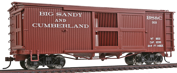 Spectrum(R) Ventilated Boxcar -- Big Sandy & Cumberland-1