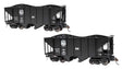 2-Bay Steel Hopper 2-Pack - Ready to Run - Spectrum(R) -- East Broad Top #807, 808 (black, EBT Logo)-1