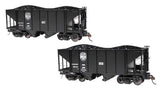 2-Bay Steel Hopper 2-Pack - Ready to Run - Spectrum(R) -- East Broad Top #807, 808 (black, EBT Logo)-1