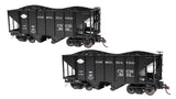 2-Bay Steel Hopper 2-Pack - Ready to Run - Spectrum(R) -- Consolidated Narrow Gauge RR #3008, 3074-1