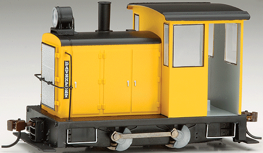 0-4-0 Side Rod Gas-Mechanical w/DCC - Spectrum(R) -- Painted Yellow & Black; Unlettered