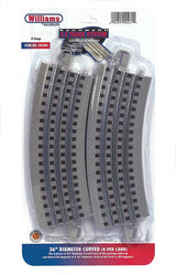 36" Diameter Curve 3-Rail E-Z Track(R) - Williams(TM) -- pkg(4)-2