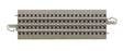 10" Straight 3-Rail E-Z Track(R) - Williams(TM) -- pkg(24)