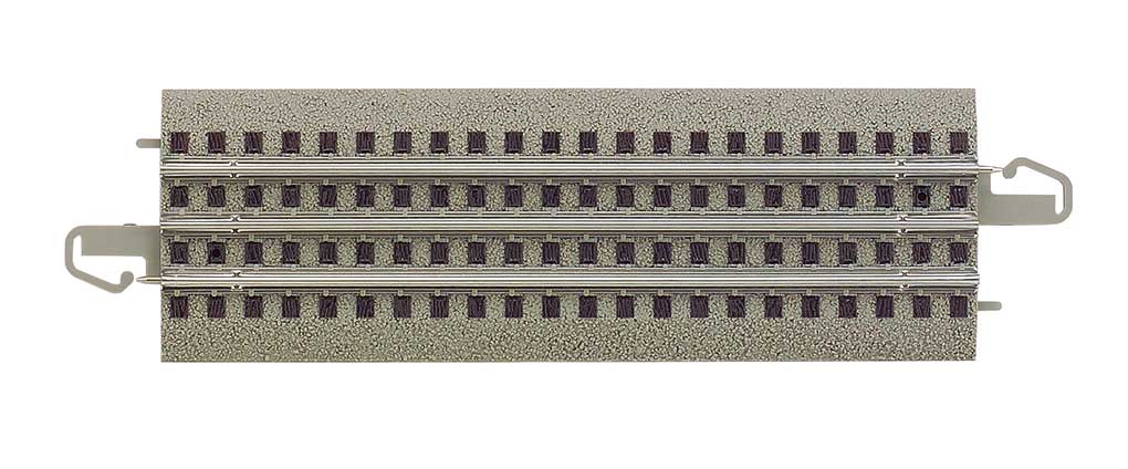 10" Straight 3-Rail E-Z Track(R) - Williams(TM) -- pkg(24)