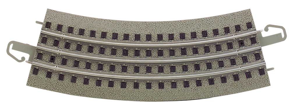 36" Diameter Curve 3-Rail E-Z Track(R) - Williams(TM) -- pkg(24)