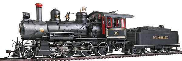 Baldwin 4-6-0, Steel Cab w/Sound & DCC - Spectrum(R) -- Eastern Tennessee & Western North Carolina #12-1