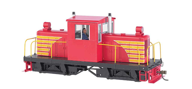 Whitcomb 50-Ton Center-Cab w/DCC - Spectrum(R) -- Painted, Unlettered (red, yellow)