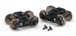 Arch Bar Freight Trucks with Metal Wheelsets - Spectrum(R) -- 1 Pair