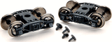 Spectrum(R) On30 Trucks w/Wheel Sets -- Freight - Arch Bar - Long Wheelbase (Matches 2-6-0 Tender Trucks)  1 Pair-1