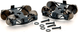 Spectrum(R) On30 Trucks w/Wheel Sets -- Freight - Arch Bar - 4'1" Wheelbase (Matches Log Cars)  1 Pair-1
