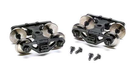 Spectrum(R) On30 Trucks w/Wheel Sets -- Freight - Vulcan  1 Pair-1