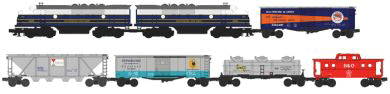 Timesaver Fast Freight Train-Only Set - Williams(TM) -- Baltimore & Ohio