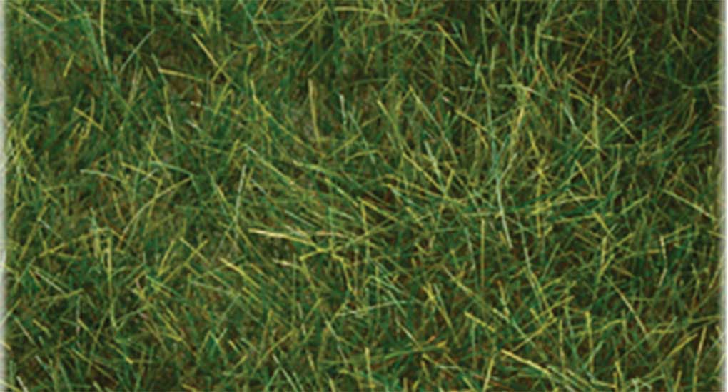 Pull-Apart Static Grass Sheet/Mat - SceneScapes(R) -- Dark Green 1/4"  .6cm Tall Fibers, 11 x 5-1/2"  28 x 14cm Sheet