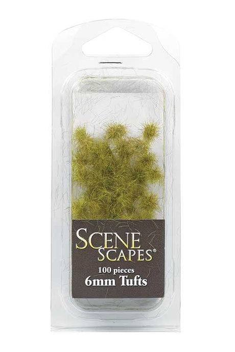 Grass Tufts - SceneScapes(R) -- Tan 1/4"  .6cm Tall Fibers pkg(100)-2