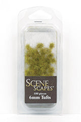 Grass Tufts - SceneScapes(R) -- Tan 1/4"  .6cm Tall Fibers pkg(100)-3