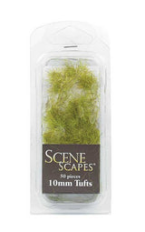 Grass Tufts - SceneScapes(R) -- Medium Green 3/8"  1cm Tall Fibers pkg(50)-2