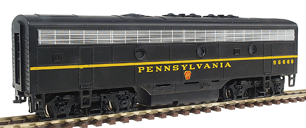 EMD F7B Locomotive Powered -- Pennsylvania Railroad #9666B