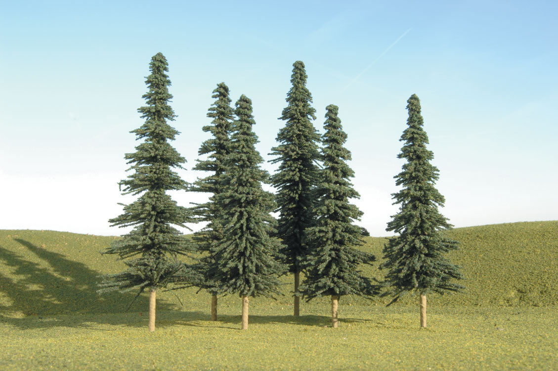 Spruce Trees - SceneScapes(TM) -- 5 to 6"  12.7 to 15.2cm pkg(6)-2
