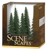 Spruce Trees - SceneScapes(TM) -- 5 to 6"  12.7 to 15.2cm pkg(6)-1