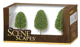Deciduous Trees - SceneScapes(TM) -- 3 to 4"  7.6 to 10.2cm pkg(3)-1