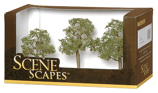 Elm Trees - SceneScapes(TM) -- 3 to 4"  7.6 to 10.2cm pkg(3)-1