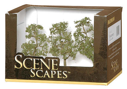 Sycamore Trees - SceneScapes(TM) -- 3 to 4"  7.6 to 10.2cm pkg(3)-1