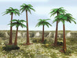 Palm Trees - SceneScapes(TM) -- 4 - 6" Tall pkg(6)