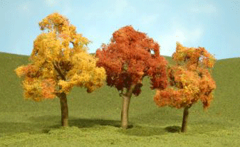 Autumn Elm Trees -- 3 to 4" pkg(3)