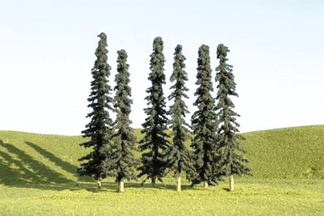 SceneScapes(TM) Layout-Ready Trees -- Conifer Trees 3-4" pkg(9)
