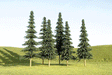 SceneScapes(TM) Layout-Ready Trees -- Spruce Trees 3-4" pkg(9)