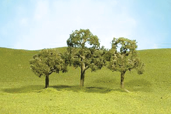 SceneScapes(TM) Layout-Ready Trees -- Walnut Trees 2 - 2-1/4" pkg(4)